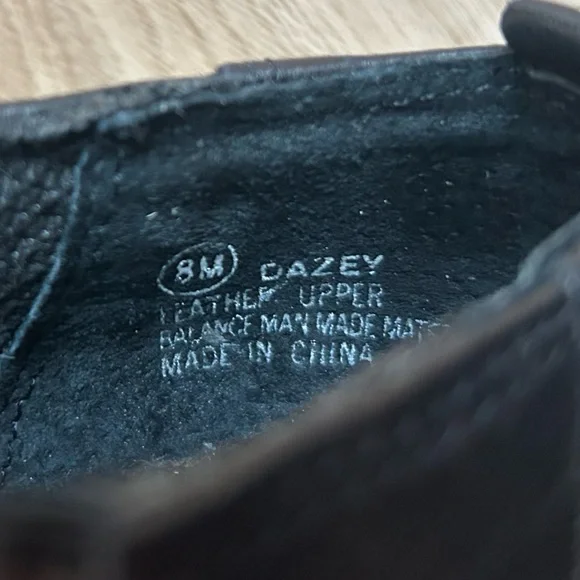 Y2K Zodiac Western Point Toe Shootie Bootie 8 Black Suede Leather Ankle Boot - Picture 9 of 9